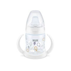 Nuk First Choice+ avec Temperature Control White Training Cup Silicone Mouthpiece For Children From 6 Months 150ml