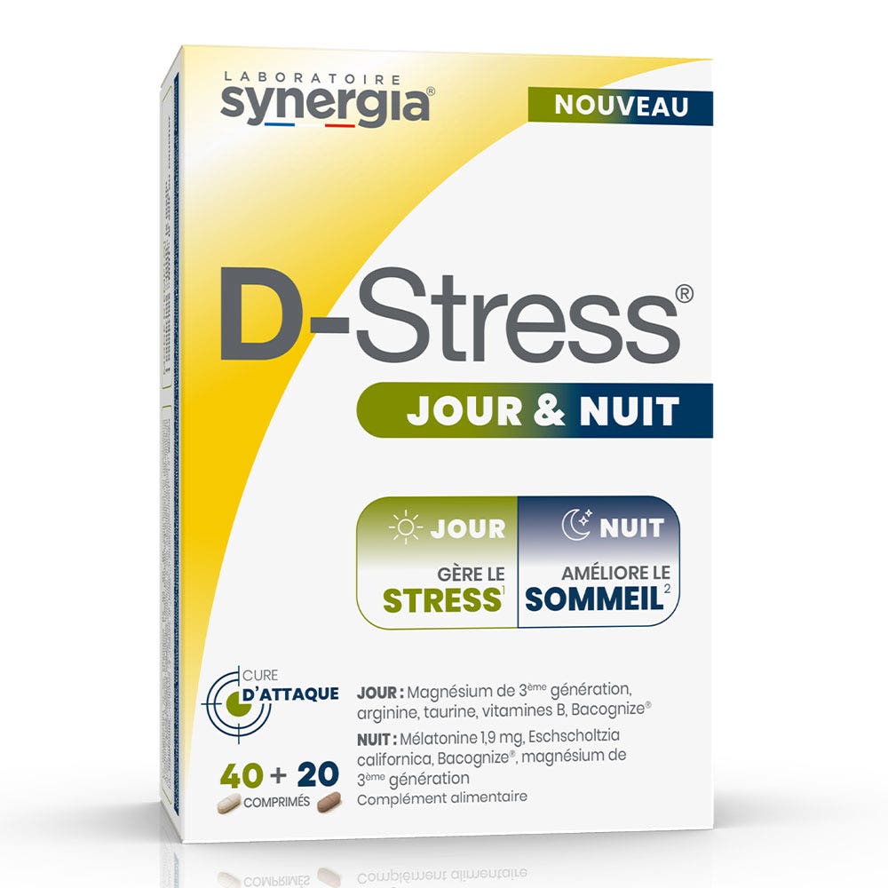 Synergia Day & Night Stress Relief 40+20 tablets