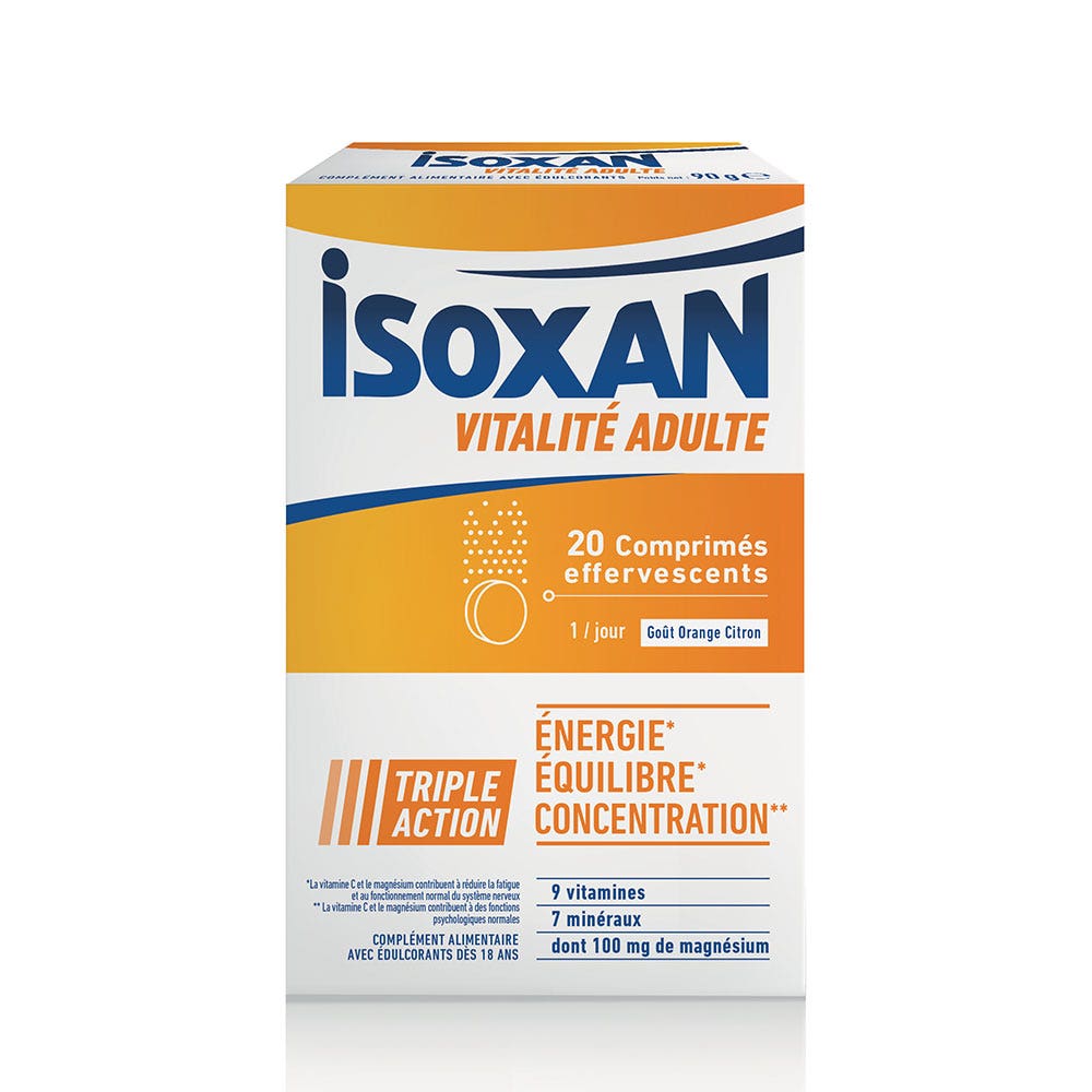 Isoxan Vitality Adults Energy, balance and concentration 20 ...