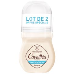 Rogé Cavaillès Absorb + Anti-Perspirant Roll-on Deodorant 48h 2x50ml