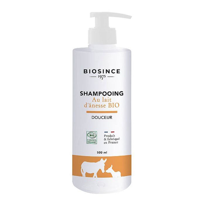 Organic Donkey Milk Shampoo 500ml all hair types Bio Since 1975