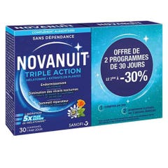 Novanuit Triple Action 2x30 capsules