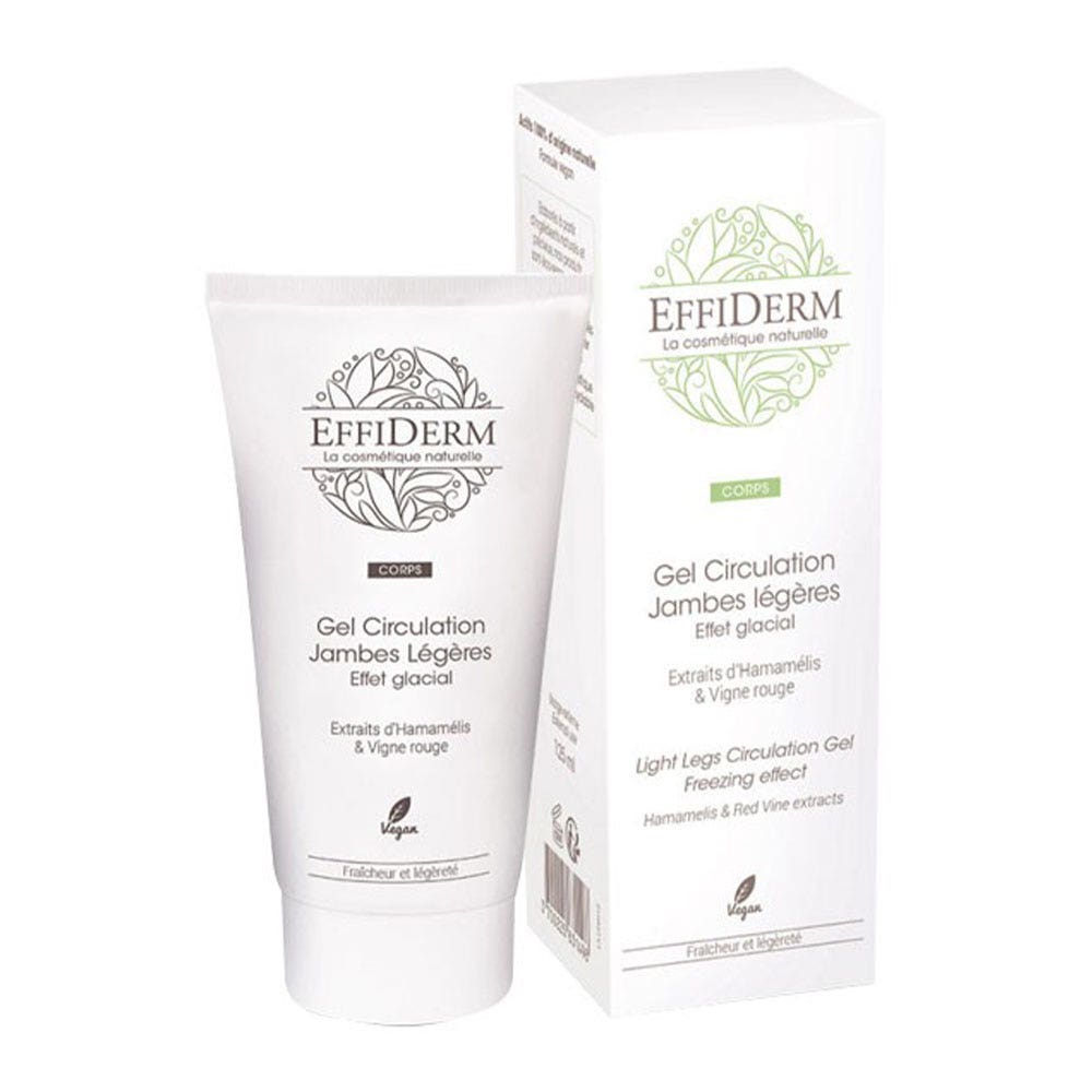 Effiderm Light Legs Circulation Gel Freezing Effect Effet Glacial 125ml