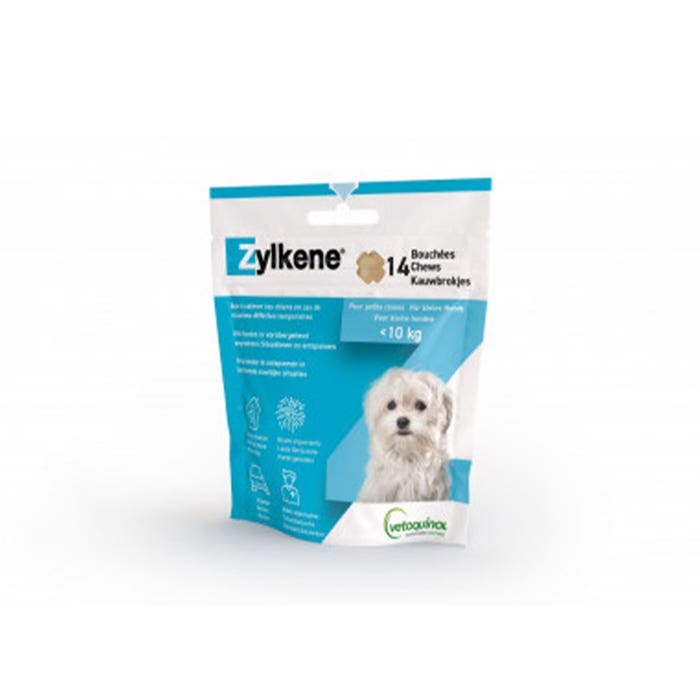 Chew Complementary Food 75mg Relaxing Effect 14 mouthfuls Zylkène Cat and dog from 1-10kg Vetoquinol