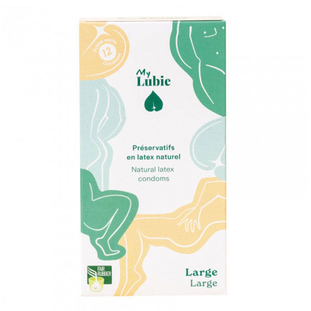 My Lubie Large Size Condoms In Natural Latex x12