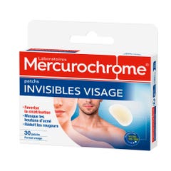 Mercurochrome Invisible Face Patches x30
