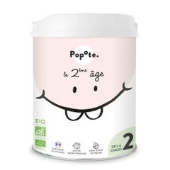 Popote Organic 2nd Age Infant Milk 6 to 12 months 800g