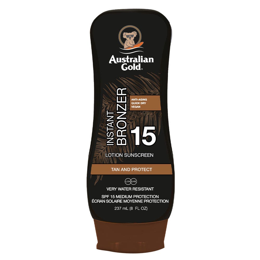 Australian Gold Sunscreen Tanning Lotion SPF15 237ml