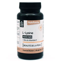 Nat&Form Premium L-Lysine 1000mg 60 capsules