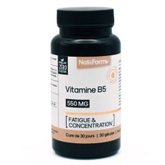 Nat&Form Vitamins B5 30 capsules