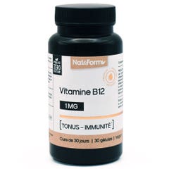 Nat&Form Vitamins B12 30 capsules
