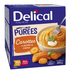 Delical High-calorie, high-protein purée 4x200g