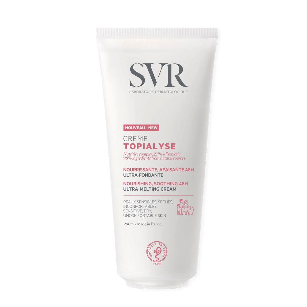 Svr Topialyse Svr Topialyse Anti Dryness Nourishing Care Silicone Free Peaux sensibles sèches 200ml