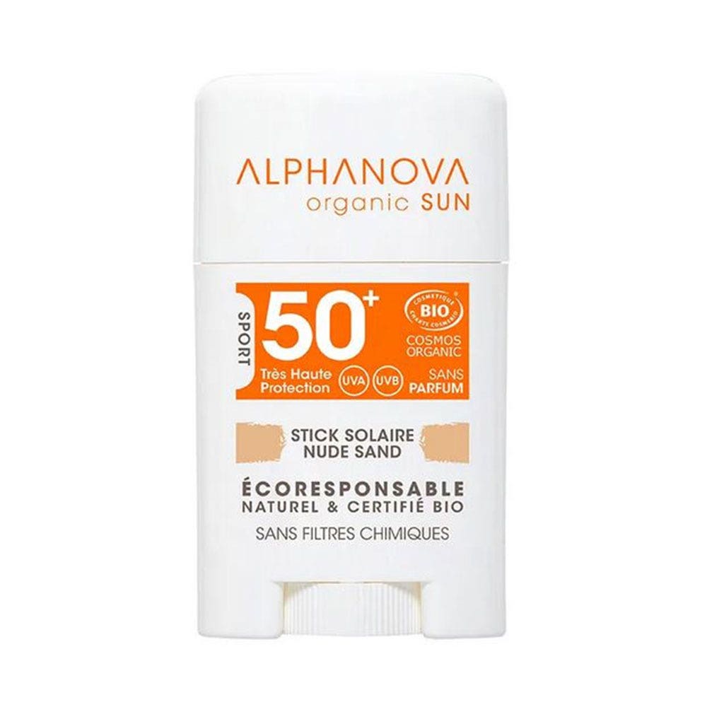 Alphanova Sun Organic Face Sun Stick SPF50 + Natural Beige 12g