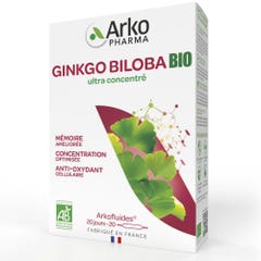 Arkopharma Arkofluides Gingko Biloba organic 20 ampulas