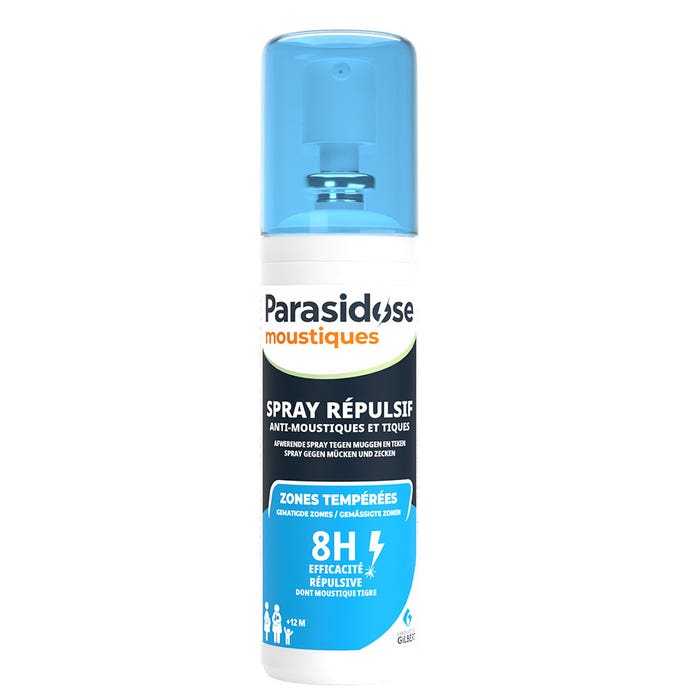 Spray répulsif anti-moustiques et tiques 100ml PARASIDOSE