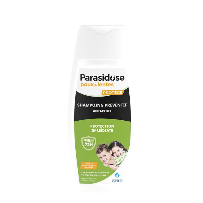 Anti-lice preventive shampoo 200ml Protection immédiate PARASIDOSE