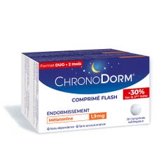 Chronodorm Mélatonine 1.9mg Flash 2x30 tablets