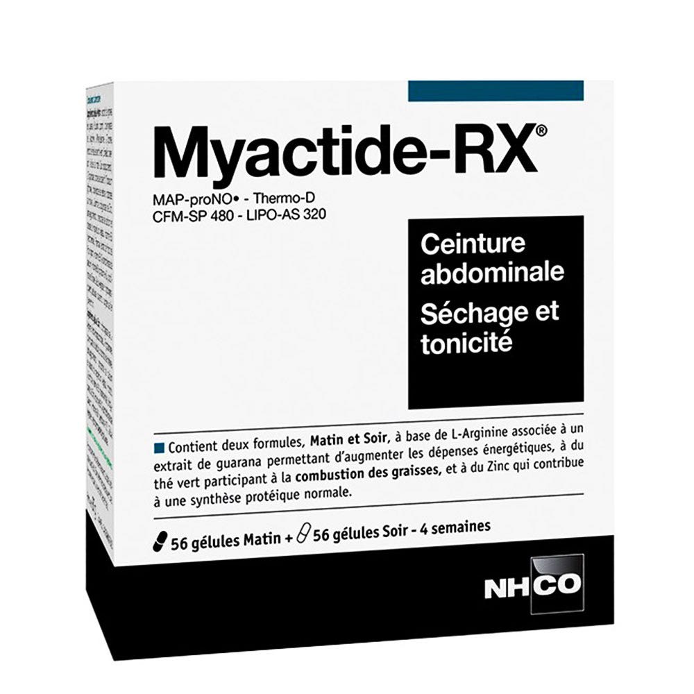 Nhco Nutrition MYACTIDE-RX Ceinture abdominale Séchage et tonicité 2x56 capsules