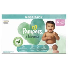 Pampers Harmonie Nappies Size 4 From 9 To X40 9 à 14kg x80