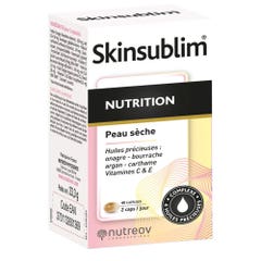 Nutreov Skinsublim Nutrition Dry Skin 40 Capsules
