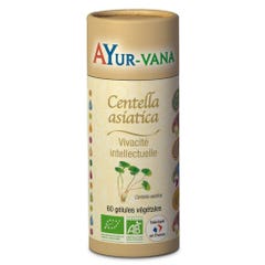 Ayur-Vana Organic Centella asiatica (Gotu kola) x60 capsules