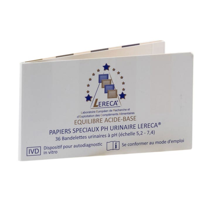 Paper Ph Urinary 36 Strips Lereca