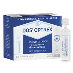 Dos'Optrex Eye Wash With Witch Hazel Water 15x10ml