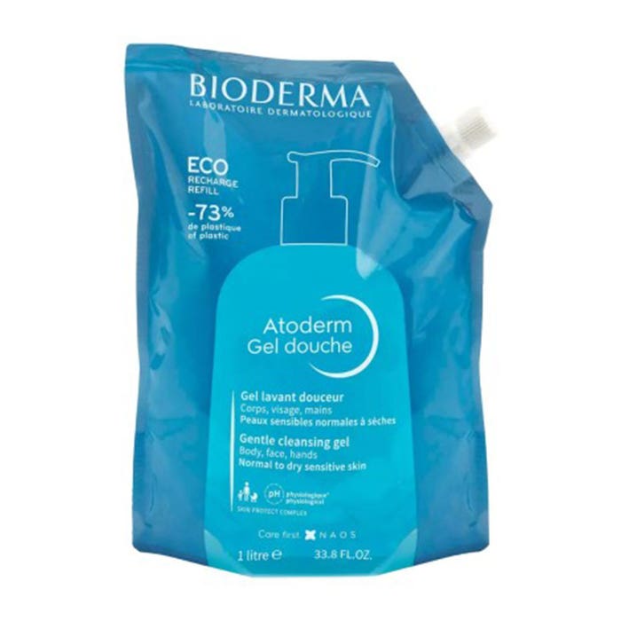 Bioderma Atoderm Eco-Recharge Shower Gel All Skin Types 1L