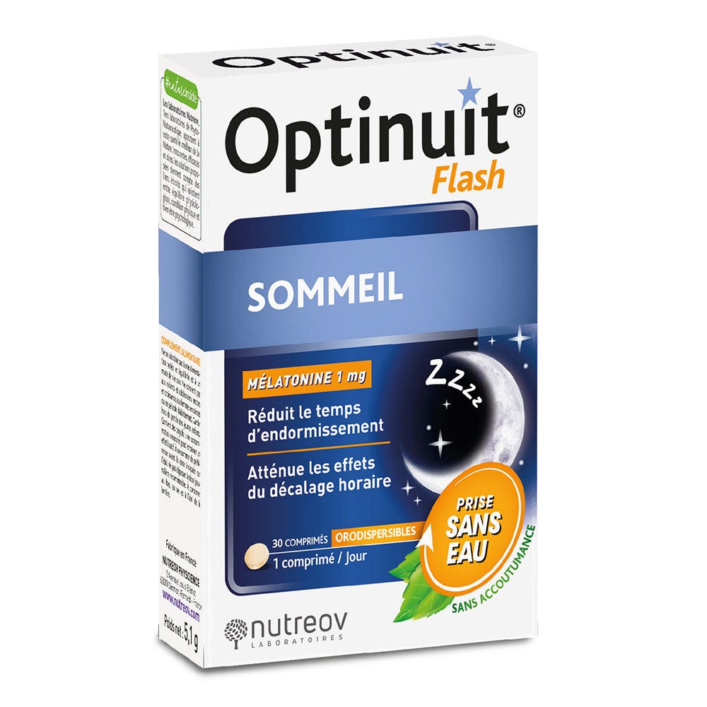 Nutreov Optinuit Melatonin sleep flash 30 tablets
