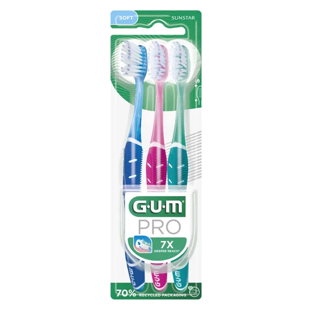 Gum Technique Pro Soft Toothbrush 525 x3 Easypara
