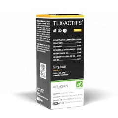 Aragan Synactifs TuxActifs Bio dès 12 ans Sirop toux 125ml