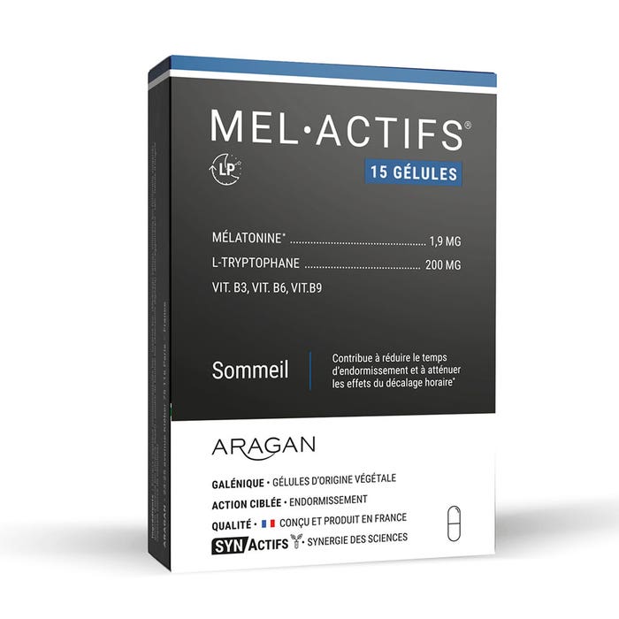 Aragan Synactifs MelActifs Sleep 15 capsules