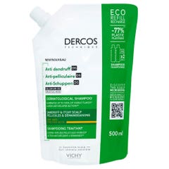 Vichy Dercos Eco Refill Anti-Dandruff Shampoo for Dandruff and Itching Dry hair 500ml