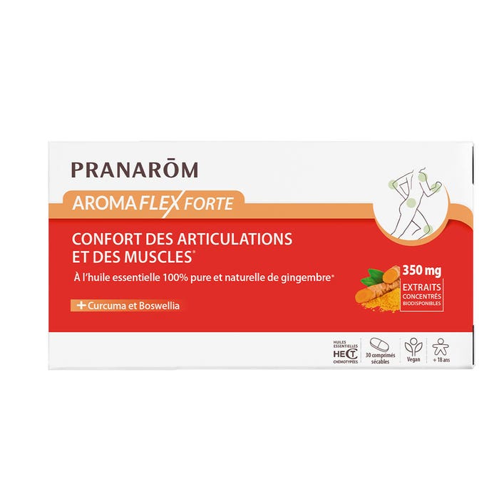 Pranarôm Aromaflex Comfort for Joints & Muscles Strong 30 Breakable Tablets