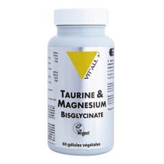 Vit'All+ Taurine &amp; Magnesium Bisglycinate 60 vegetarian capsules