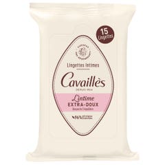Rogé Cavaillès Intime Extra Gentle Intimate Wipes X 15 15 lingettes