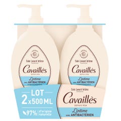 Rogé Cavaillès Intimate Dryness Special antibacterial natural hygiene care 2x500ml