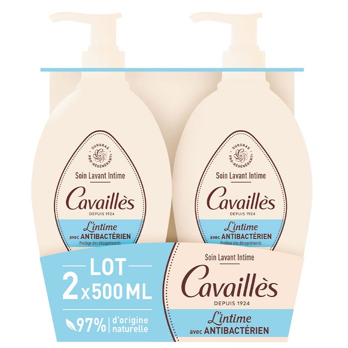 Rogé Cavaillès Intime Special antibacterial natural hygiene care 2x500ml