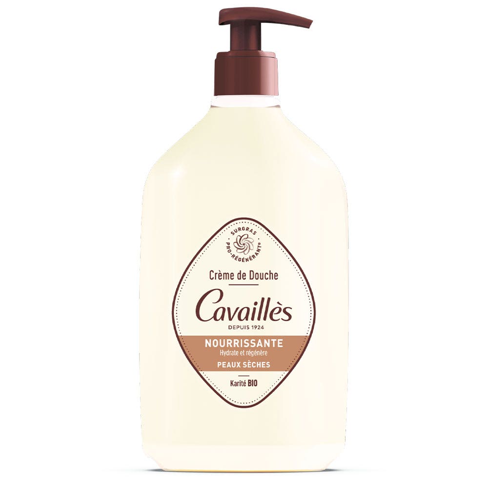 Cavaillès Surgras Actif Shower Cream Shea Butter Peaux Sèches 750ml
