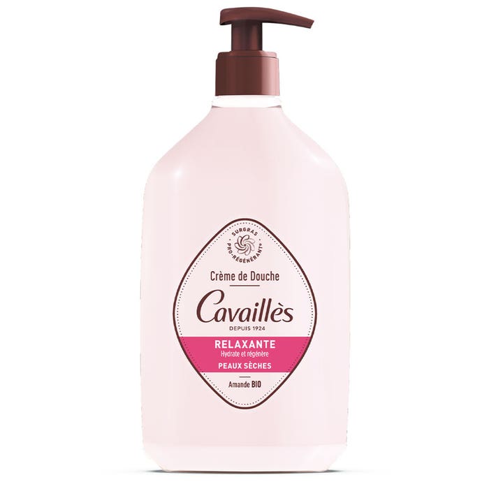 Relaxing Shower Cream Almond Bioes 750ml Surgras Actif Rogé Cavaillès