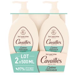 Rogé Cavaillès Intimate Dryness Freshness Intimate Hygiene Care 2x500ml