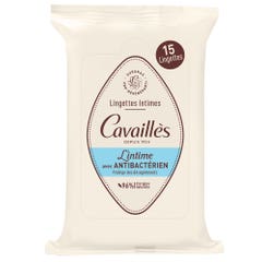 Rogé Cavaillès Intime Intimate Wipes 15 Wipes Antibacterial Agent X15