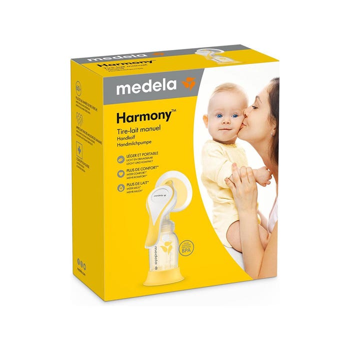 Manual breast pump Harmony Flex Contenance 150ml Medela