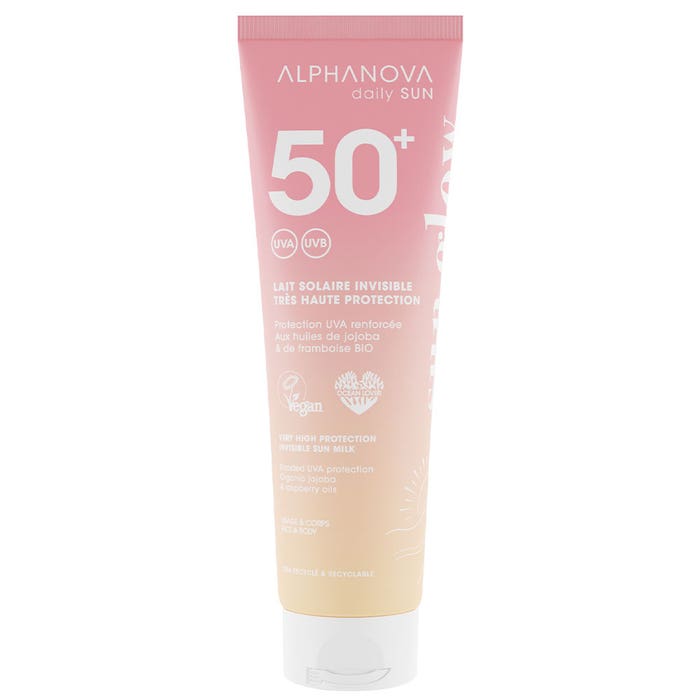 Alphanova Daily Sun Invisible Sunscreens Milk SPF50+ (in French) 150ml