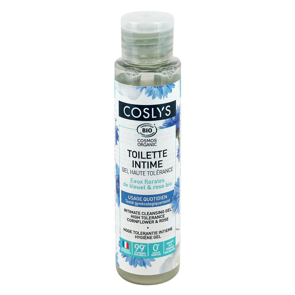 Coslys Intima hygiene Cornflower and Rose Organic Floral Waters 450ml