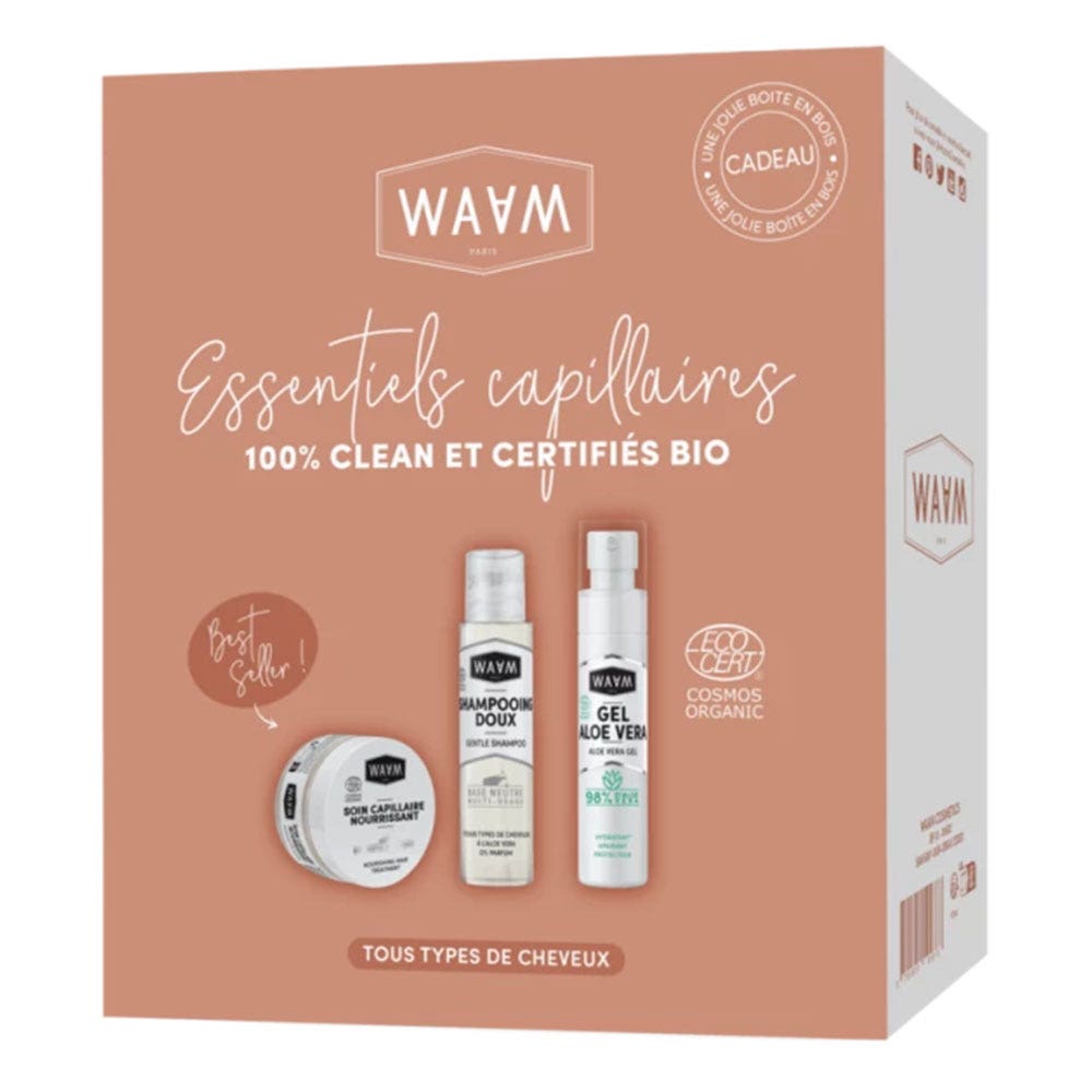 Waam The Essentials Organic Capillary Giftboxes All hair types