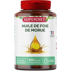 Superdiet Cod Liver Oil 120 capsules