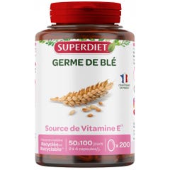 Superdiet Wheat Germ Oil 200 capsules