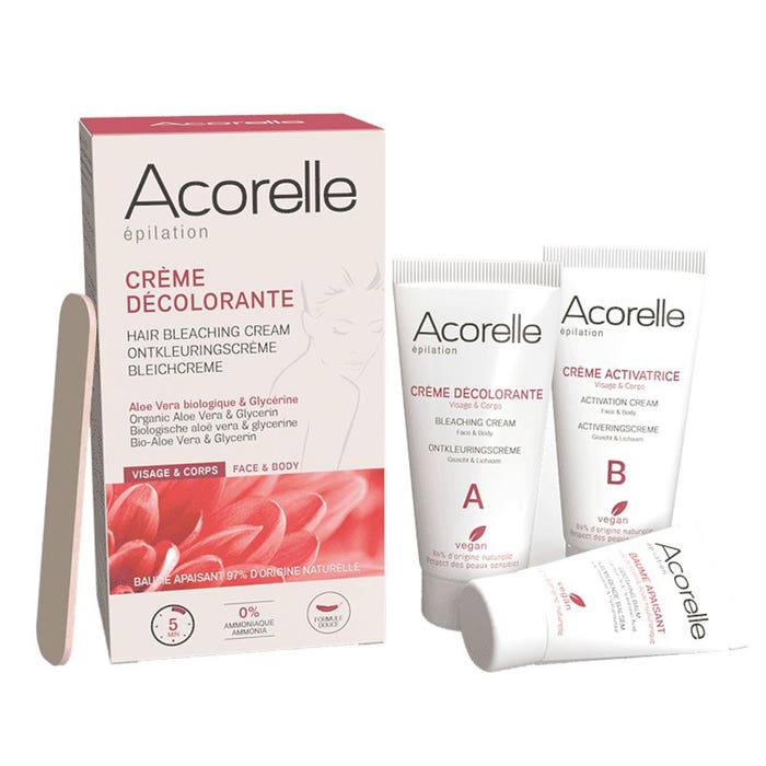 Acorelle Epilation Face & Body bleaching cream 2x30ml